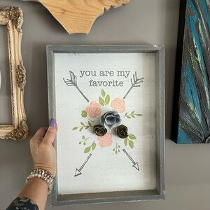 Wooden “You are my Favorite” Wall Decor Mixed Media Decorative Wall Decor
